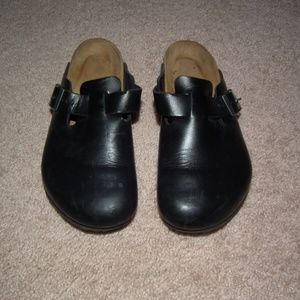 Birkenstock Boston Amalfi Leather Black 